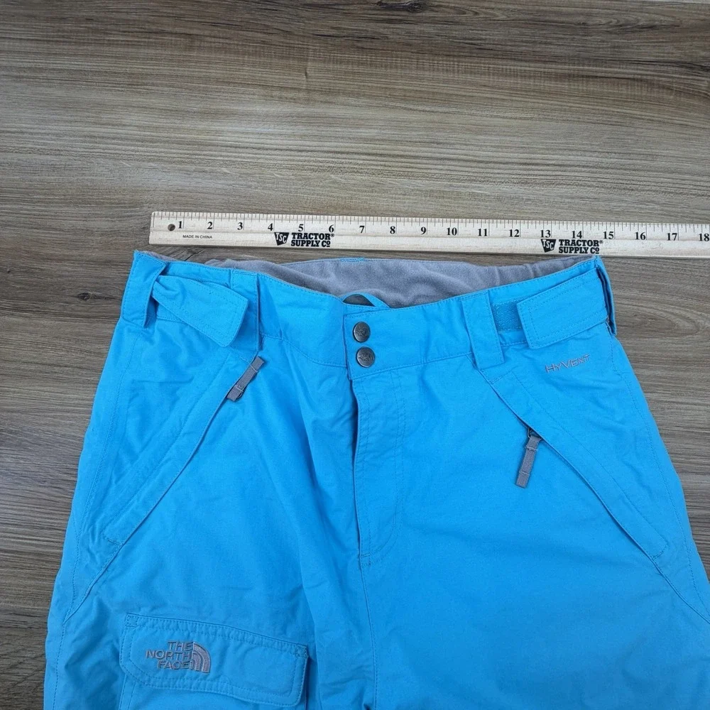 North Face Hyvent Snow Pants Girls XL‎ Blue Insulated Ski Loose Outdoor Sport - Picture 4 of 8